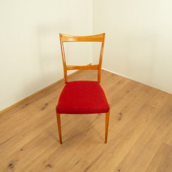 Image 1 of 1960s dining table with 6 cherry chairs