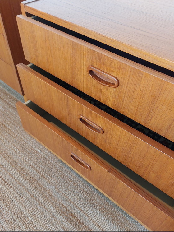 Image 1 of 2x Danish Design Chest of Drawers 1960s - Svensk Møbelindustri