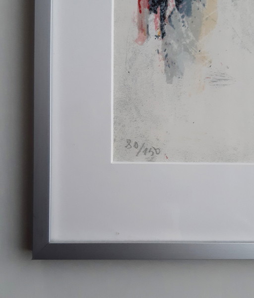 Hans Meyer Petersen, Spanish summer, serigraphy, 4 pcs. – lithos zeefdrukken, Paper, Abstract (photo 2 of 12)