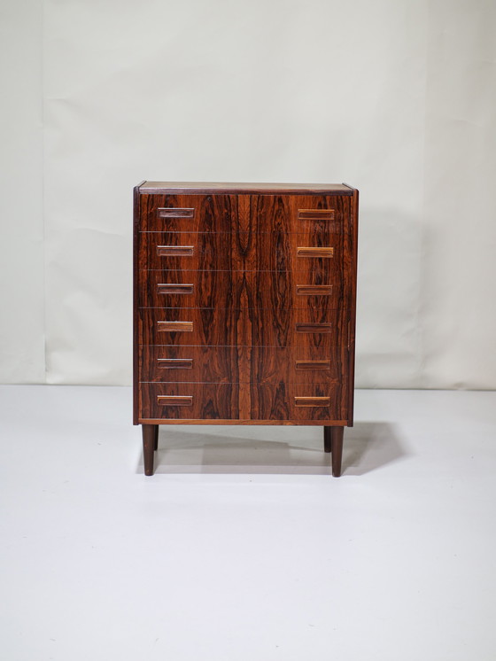 Image 1 of P. Westergaard Chest of Drawers Rosewood Danish