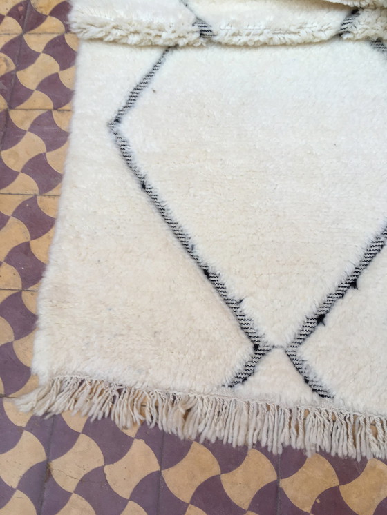 Image 1 of Moroccan Beni Ouarain Berber Carpet 238 X 165 Cm