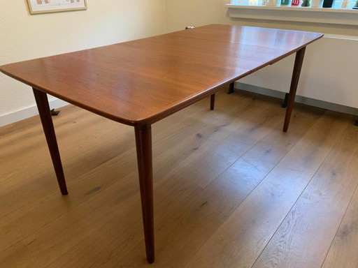 Large Extendable Dining Table By Gustav Bahus (Norway, 1960S).