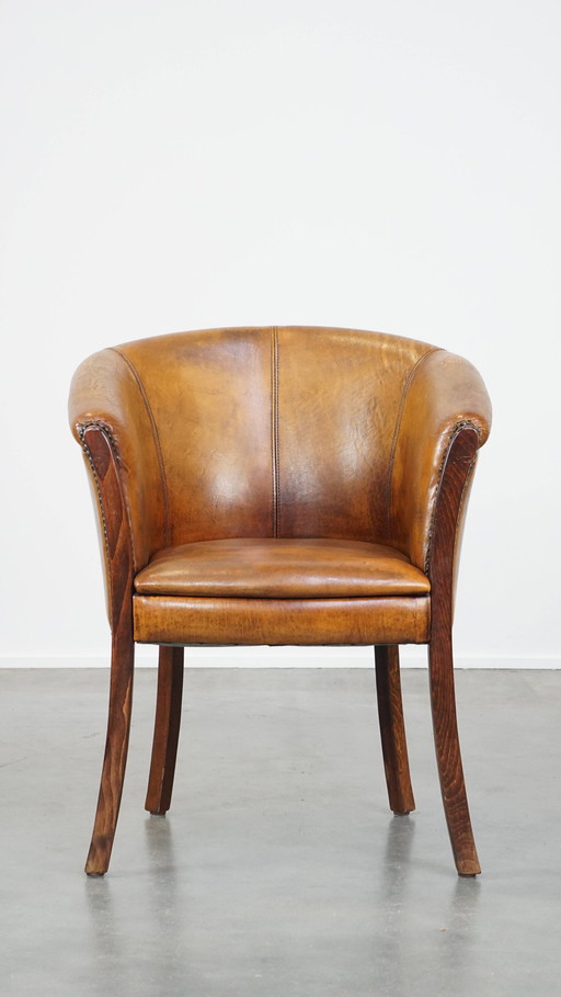 Sheep Leather Tubchair