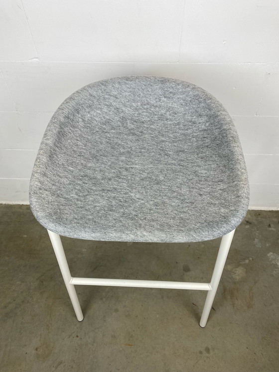 Image 1 of The Shape Lj3 Pet Felt Bar Stools Design Laurens Van Wieringen