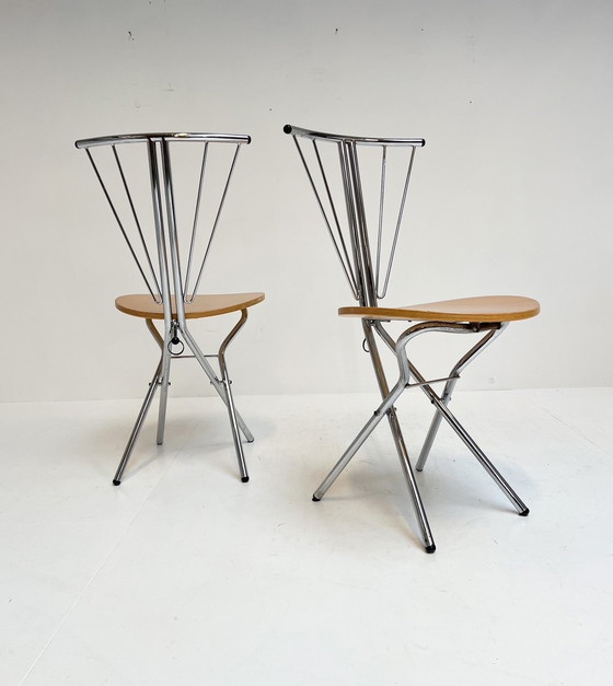 Image 1 of Set La Palma Folding Chairs (2), 1980'S