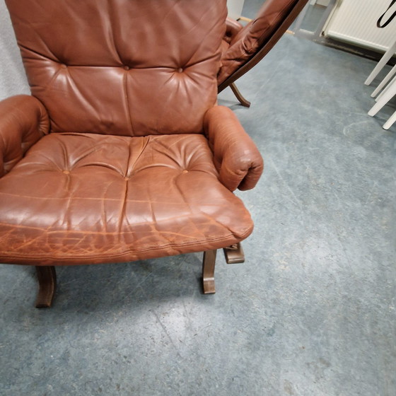 Image 1 of Century 60s Set Of 2 Norwegian Lounge Armchairs