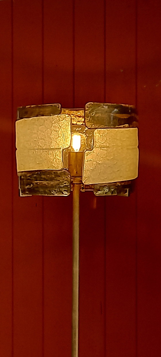 Image 1 of Murano Mazzego Floor Lamp - 1980s - Hollywood Regency