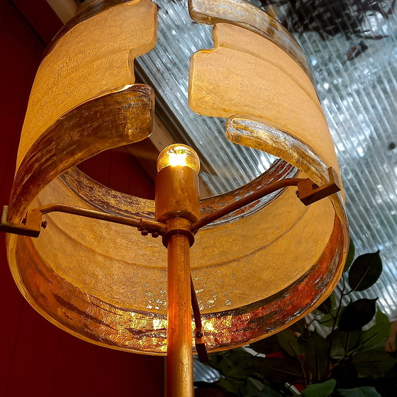 Image 1 of Murano Mazzego Floor Lamp - 1980s - Hollywood Regency