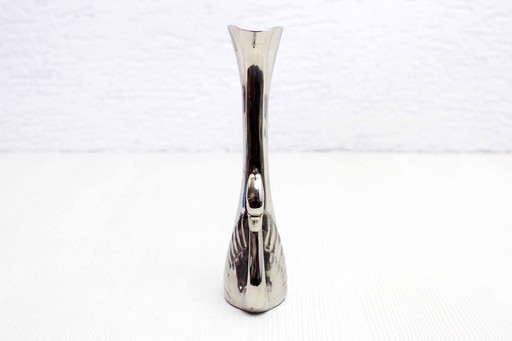 Silver Metal Vase