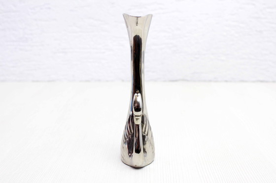 Image 1 of Silver Metal Vase