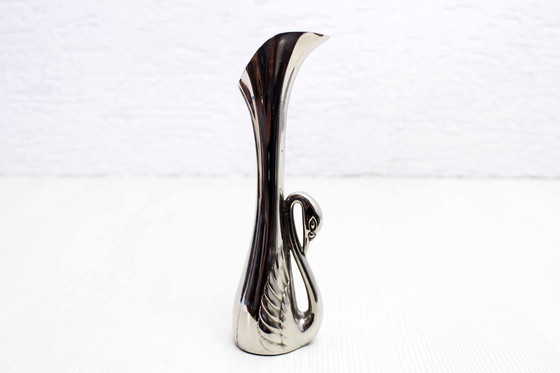 Image 1 of Silver Metal Vase