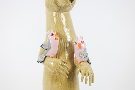 Image 1 of Valérie Courtet. Ceramic Kangaroo. Contemporary work.