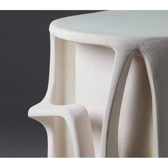 Image 1 of Vintage white earthenware table by Kseniya Kravtsova, 2024