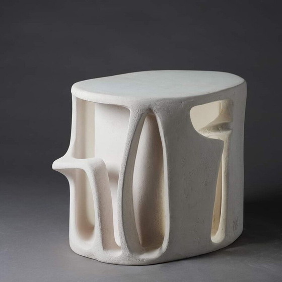Image 1 of Vintage white earthenware table by Kseniya Kravtsova, 2024