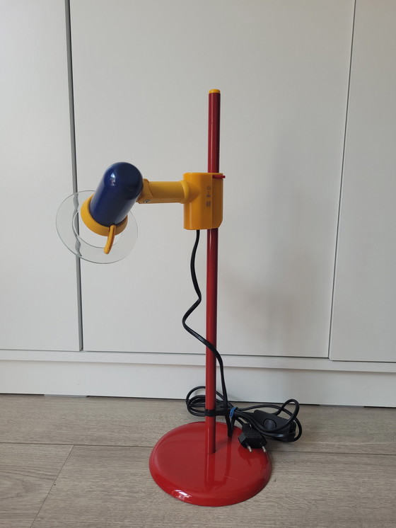 Image 1 of Vintage Memphis style table lamp