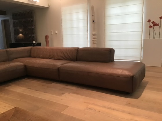 Image 1 of Rolf Benz Mio Leather Corner Sofa