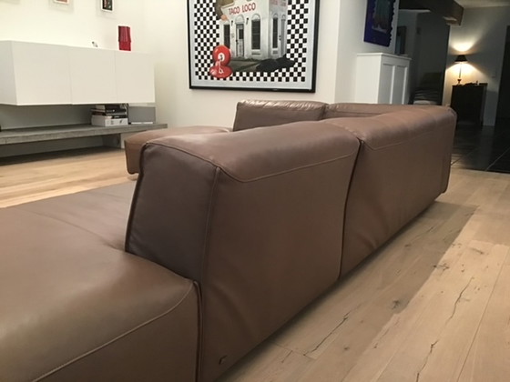 Image 1 of Rolf Benz Mio Leather Corner Sofa