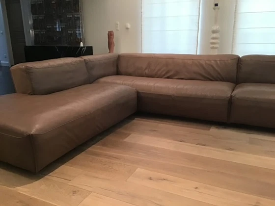 Image 1 of Rolf Benz Mio Leather Corner Sofa