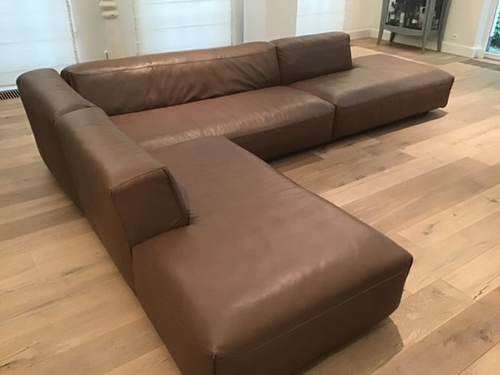 Image 1 of Rolf Benz Mio Leather Corner Sofa