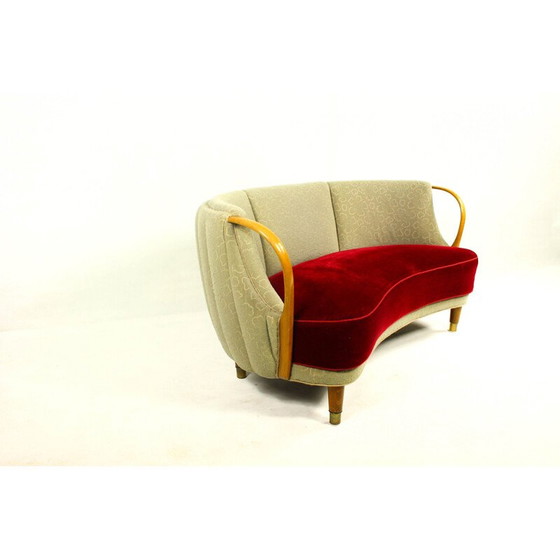 Image 1 of Vintage Danish sofa by N.A. Jørgensen Møbelfabrik, 1950s