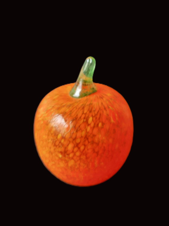 Image 1 of Kosta Boda - Frutteria Orange By Gunnel Sahlin - Signed