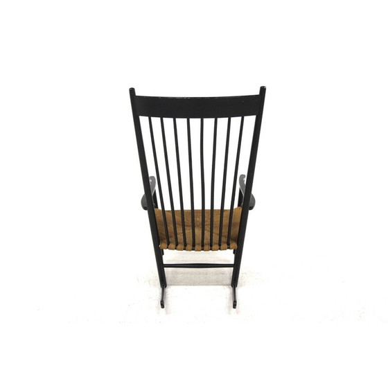 Image 1 of Vintage J16 beech rocking chair by Hans Wegner for Möbler F. D. B., Denmark 1960