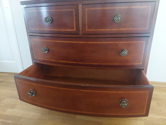 Image 1 of Mahogany wood chest of drawers