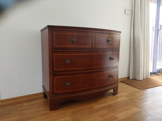 Image 1 of Mahogany wood chest of drawers