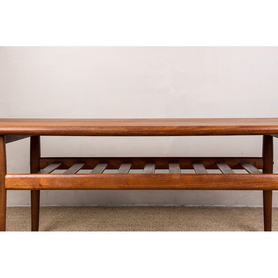 Image 1 of Vintage teak coffee table by Grete Jalk for Glostrup Mobelfabrik, Denmark 1960