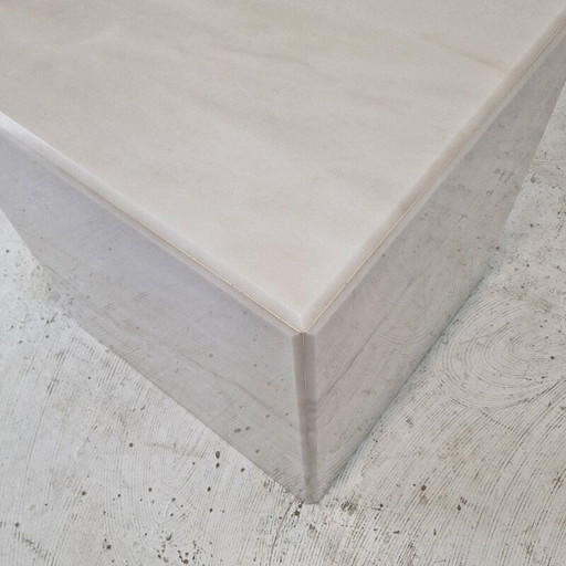 Vintage Marble Side Table, Italy 1980