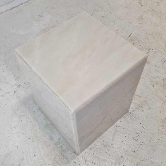 Image 1 of Vintage Marble Side Table, Italy 1980
