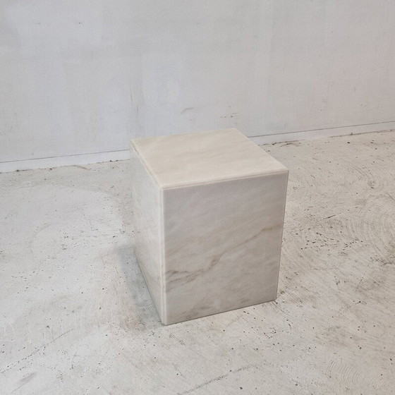 Image 1 of Vintage Marble Side Table, Italy 1980