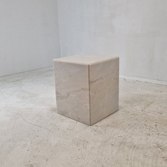 Image 1 of Vintage Marble Side Table, Italy 1980