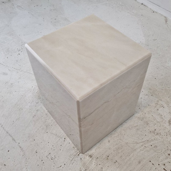 Image 1 of Vintage Marble Side Table, Italy 1980