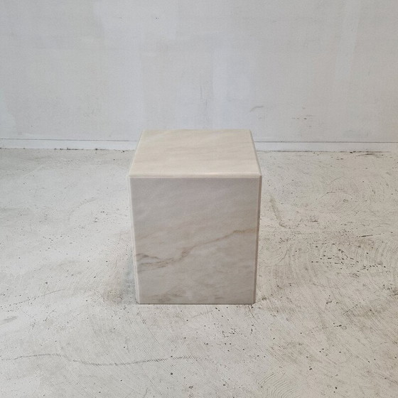 Image 1 of Vintage Marble Side Table, Italy 1980