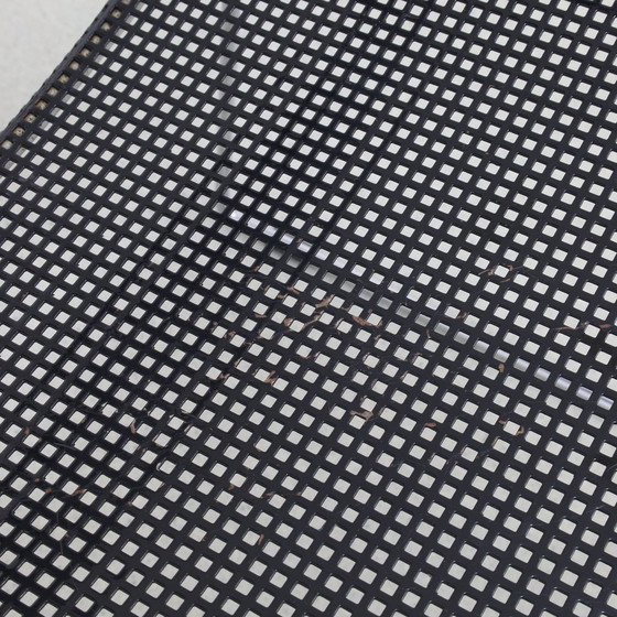 Image 1 of 4X Dining Chair Perforated Metal Arrben, 1980S