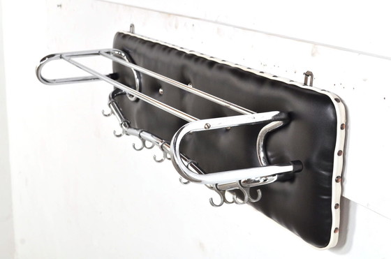 Image 1 of Vintage Wall Coat Rack Usa 1960s