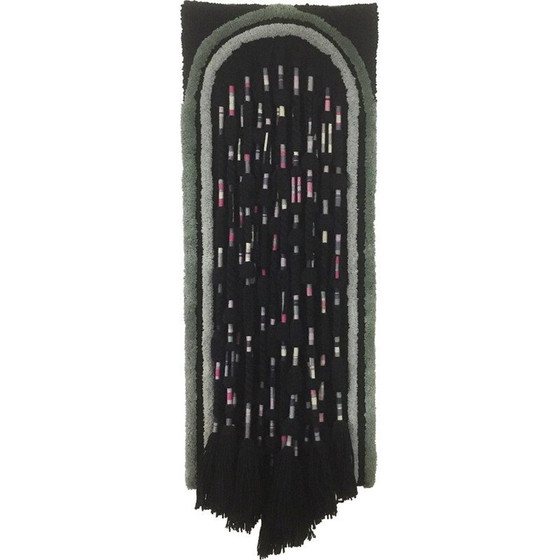 Image 1 of Vintage wall tapestry by Ewald Kroner for Schloss Hackhausen, Germany 1970