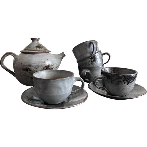 Vintage tea set by Thierry and Chantal Robert, 1970