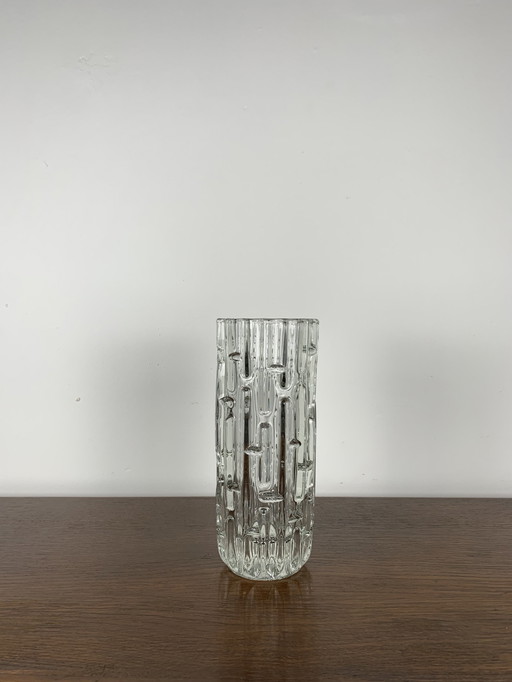 "Labyrinth" Vase By Frantisek Vizier For Sklo Union, 1965, Czech Republic 