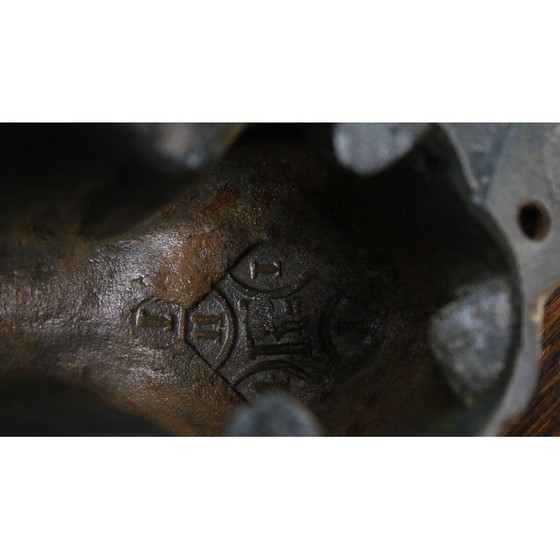 Image 1 of Pair of vintage cast iron lions