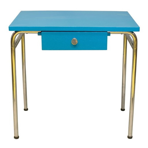 Vintage modernist tubular side table, 1930