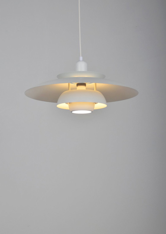 Image 1 of Danish bowl hanging lamp from EL-Light, 1970s