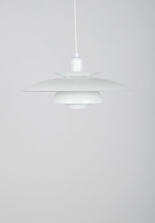 Danish bowl hanging lamp from EL-Light, 1970s