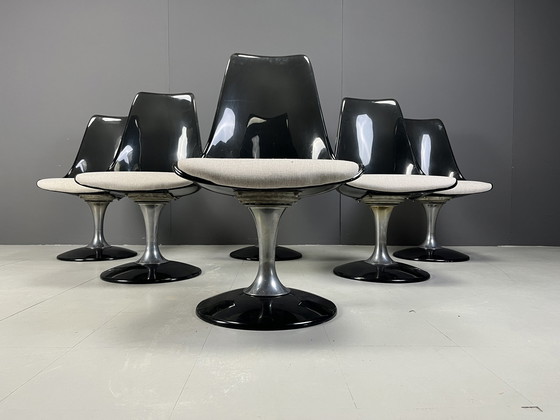 Image 1 of Space age dining set by Chromcraft, 1970s