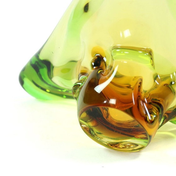 Image 1 of Ciotola vintage in vetro di Frantisek Zemek per Glass Factory Mstisov, Cecoslovacchia 1960