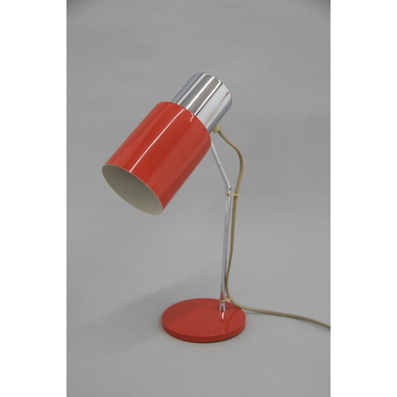 Image 1 of Vintage table lamp in lacquered metal by Josef Hurka for Napako, Czechoslovakia 1970
