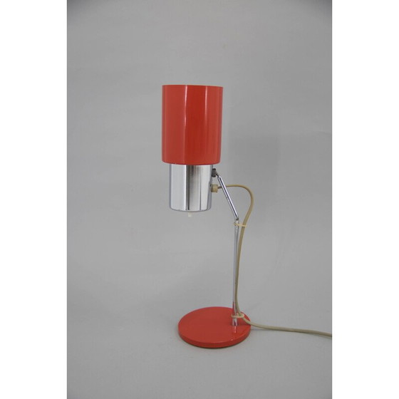 Image 1 of Vintage table lamp in lacquered metal by Josef Hurka for Napako, Czechoslovakia 1970