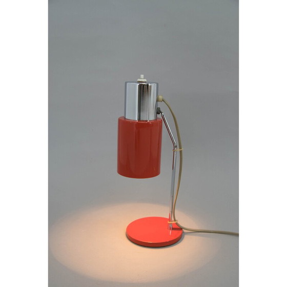 Image 1 of Vintage table lamp in lacquered metal by Josef Hurka for Napako, Czechoslovakia 1970
