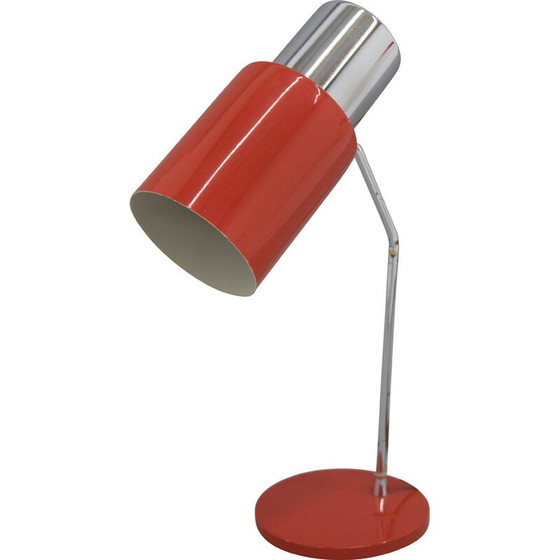 Image 1 of Vintage table lamp in lacquered metal by Josef Hurka for Napako, Czechoslovakia 1970